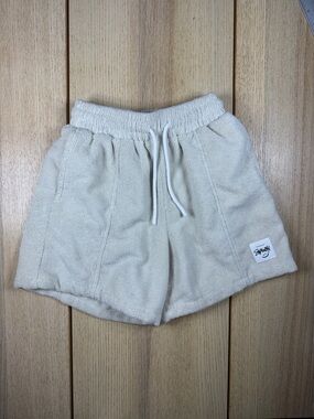 Cream Terry Cloth‎ Drawstring Shorts kids 11